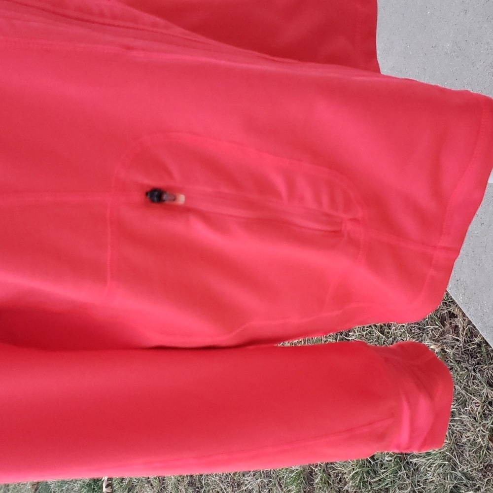 Tangerine Exercise Zip Sweater - Picture 3 of 4